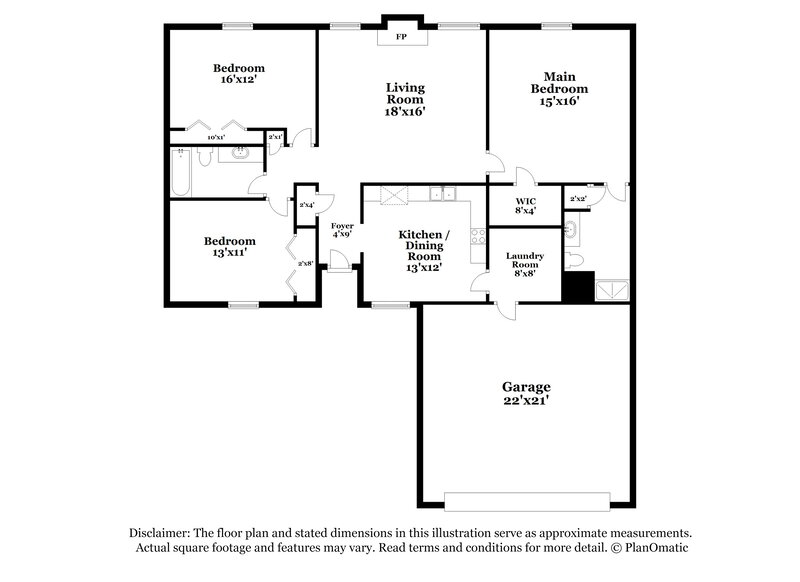 1,945/Mo, 8438 Kousa Dr Indianapolis, IN 46234 Floorplan View