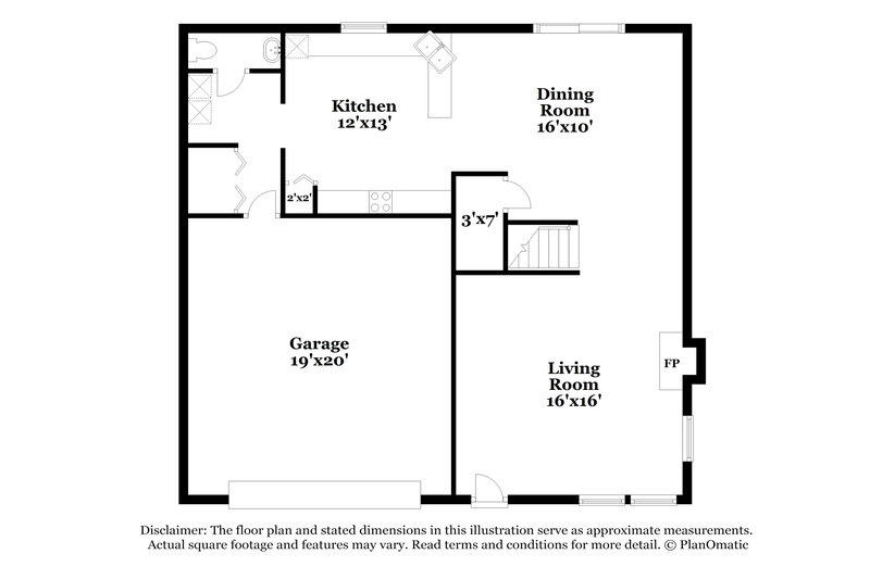 2,015/Mo, 524 Grassy Bend Dr Greenwood, IN 46143 Floorplan View