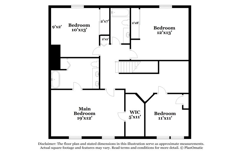 2,015/Mo, 524 Grassy Bend Dr Greenwood, IN 46143 Floorplan View 2