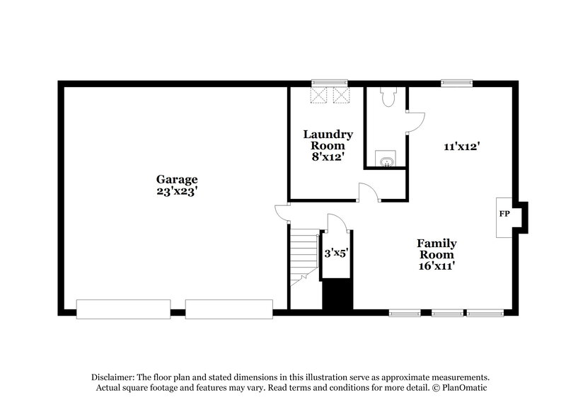 1,970/Mo, 7315 Chimney Rock Ct Indianapolis, IN 46217 Floorplan View