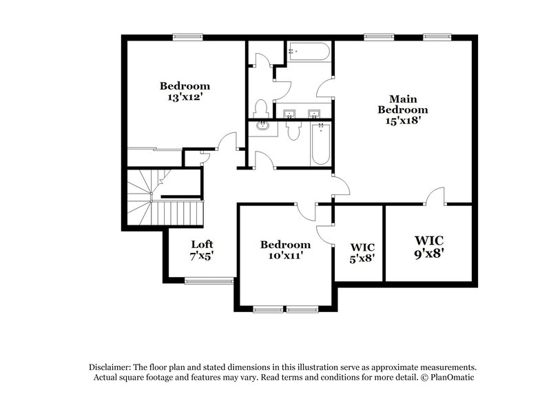 1,990/Mo, 5752 Ashcroft Dr Indianapolis, IN 46221 Floor Plan View 2