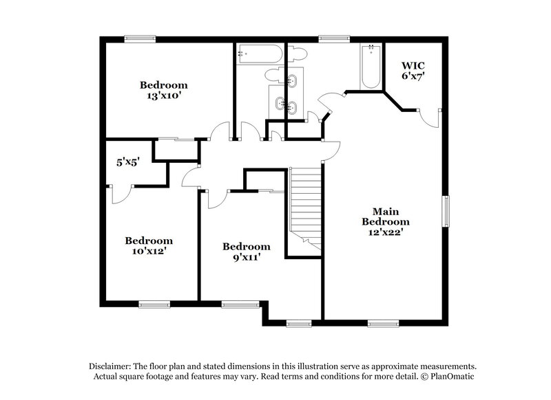 2,150/Mo, 6229 Tybalt Pl Indianapolis, IN 46254 Floor Plan View 2