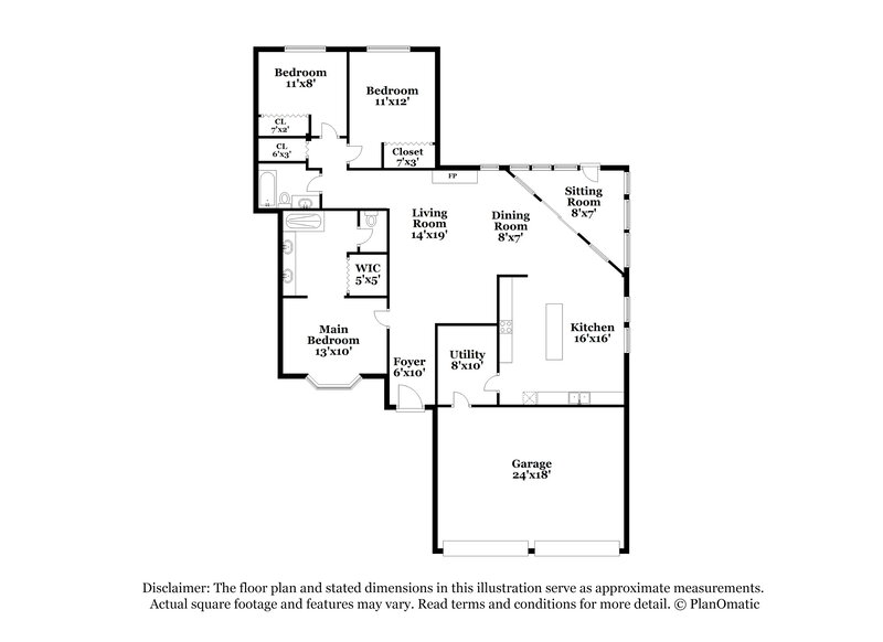 2,075/Mo, 14701 Village Park East Dr Carmel, IN 46033 Floor Plan View