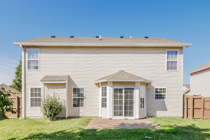 2,515/Mo, 8325 Bluestem Lane Plainfield, IN 46168 Rear View