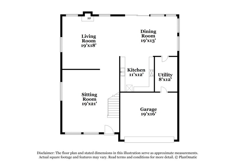 2,010/Mo, 8182 S Evening Dr Pendleton, IN 46064 Floor Plan View
