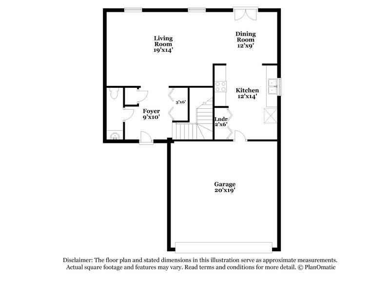 1,750/Mo, 125 Clover Ct Lebanon, IN 46052 Floor Plan View