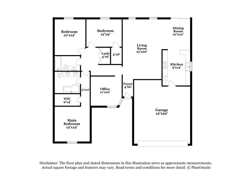 1,900/Mo, 9721 Stonewall Ln Avon, IN 46123 Floor Plan View