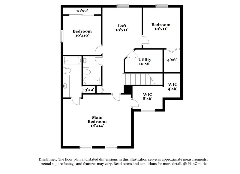 1,560/Mo, 7852 States Bend Ln Indianapolis, IN 46239 Floor Plan View 2