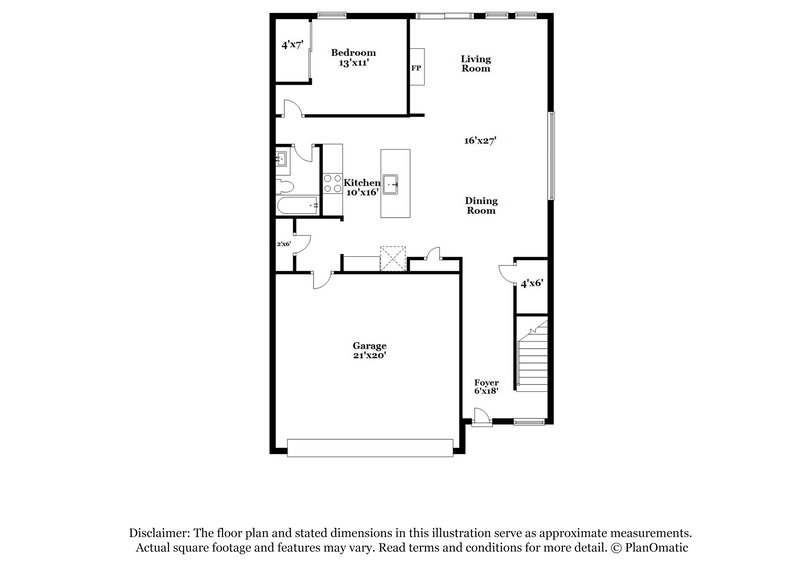 1,980/Mo, 8050 Wagman St Camby, IN 46113 Floor Plan View