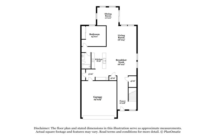 2,140/Mo, 8043 Wagman St Camby, IN 46113 Floor Plan View