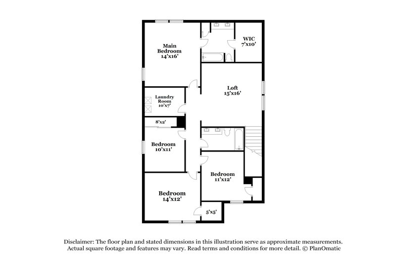 2,140/Mo, 8043 Wagman St Camby, IN 46113 Floor Plan View 2