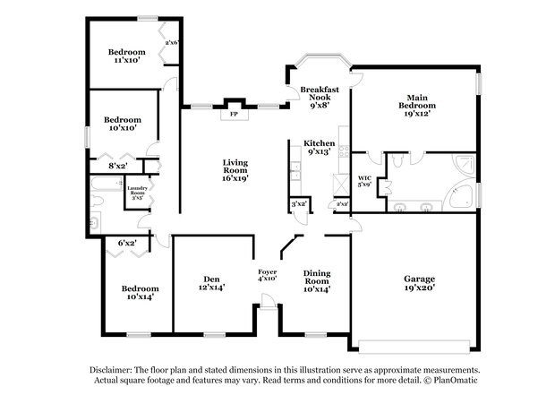 2,415/Mo, 1694 Aston Hall Dr E Jacksonville, FL 32246 Floor Plan View