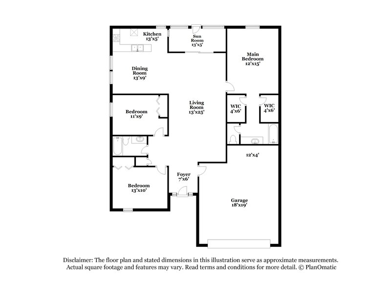 1,850/Mo, 1060 Buccaneer Blvd Green Cove Springs, FL 32043 Floor Plan View