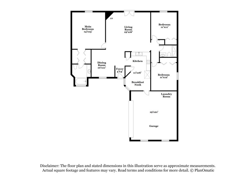 1,970/Mo, 3349 Citation Dr Green Cove Springs, FL 32043 Floor Plan View