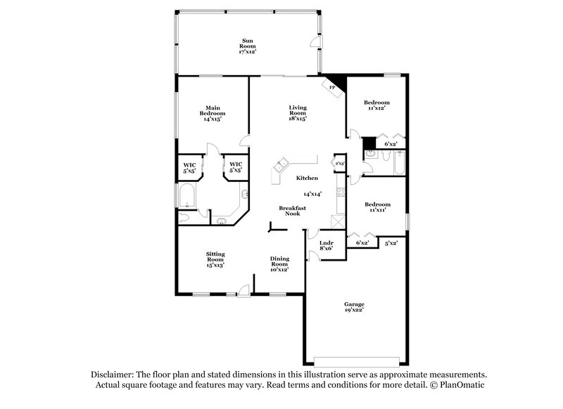 2,315/Mo, 9641 Pritmore Rd E Jacksonville, FL 32257 Floor Plan View