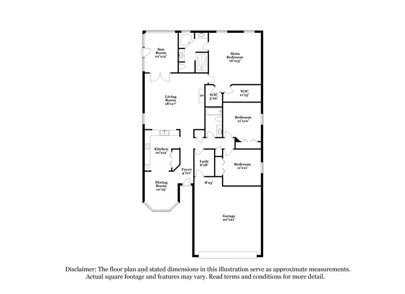2,820/Mo, 8030 Welbeck Ln Jacksonville, FL 32244 Floor Plan View