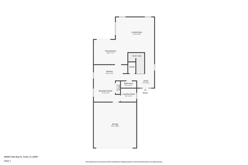 2,160/Mo, 96006 Tidal Bay Ct Yulee, FL 32097 Floor Plan View
