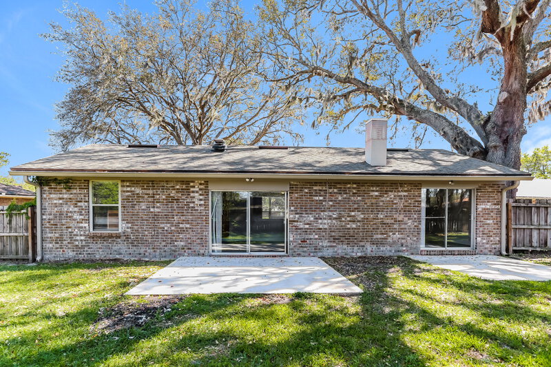 1,740/Mo, 2633 Grafton Dr Orange Park, FL 32065 Rear View