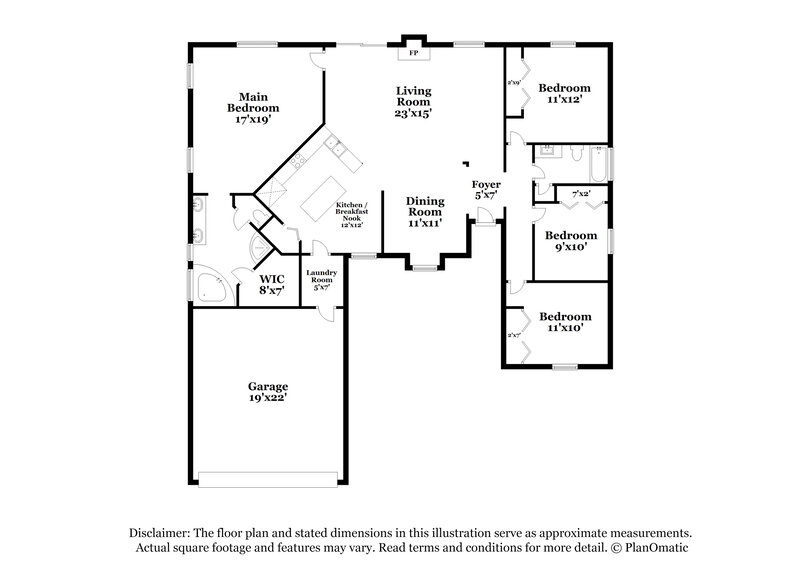 1,970/Mo, 1554 Mountain Lake Dr W Jacksonville, FL 32221 Floor Plan View