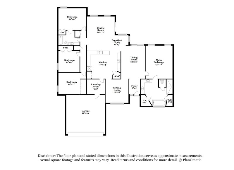 2,200/Mo, 14056 Fish Eagle Dr E Jacksonville, FL 32226 Floor Plan View