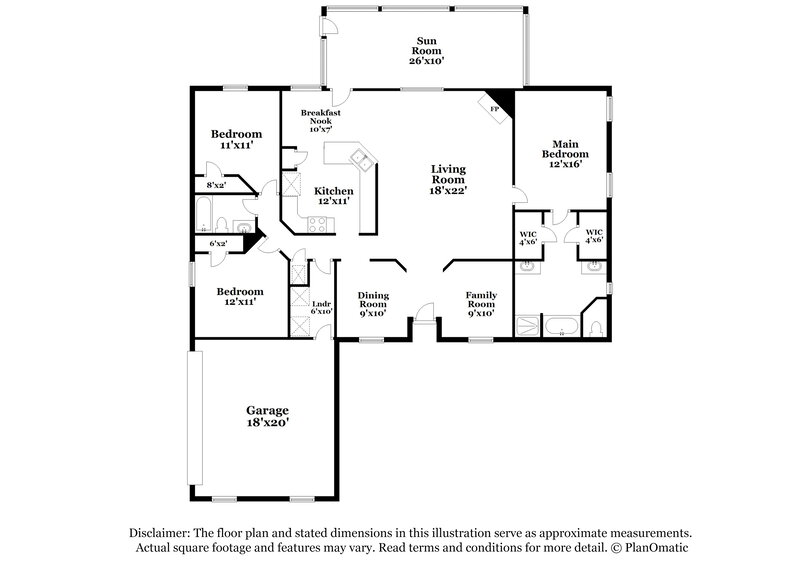 2,980/Mo, 10459 McGirts Creek Dr Jacksonville, FL 32221 Floor Plan View