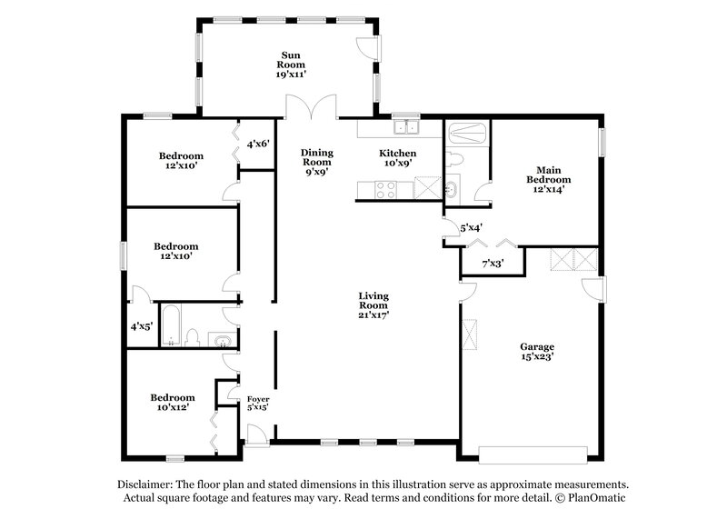 1,800/Mo, 2891 Gatling Blvd Orange Park, FL 32065 Floorplan View