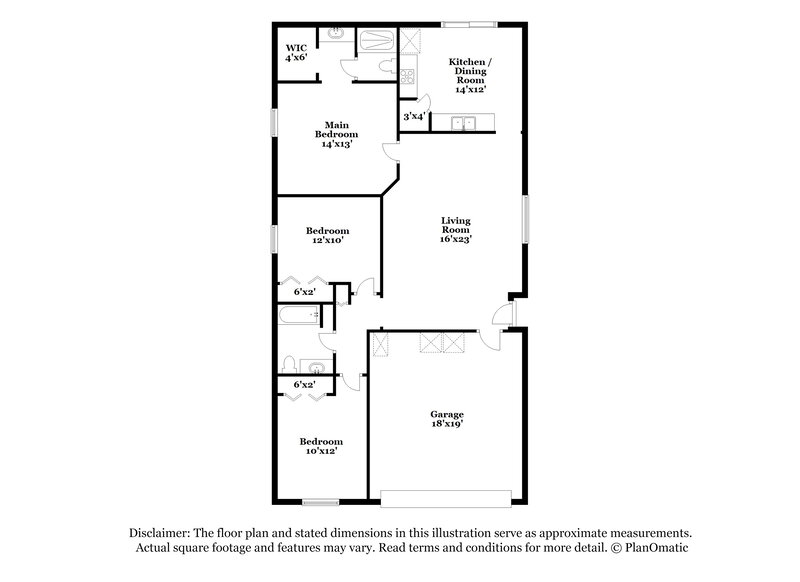 1,850/Mo, 3347 Net Ct Jacksonville, FL 32277 Floorplan View