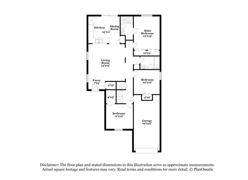 1,725/Mo, 708 Wynfield Cir Saint Augustine, FL 32092 Floor Plan View
