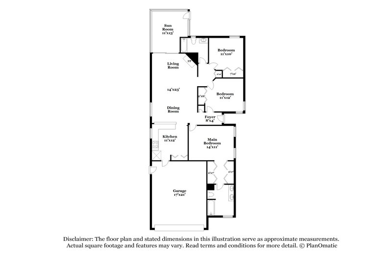 1,990/Mo, 1260 Suffolk Pl Orange Park, FL 32065 Floor Plan View