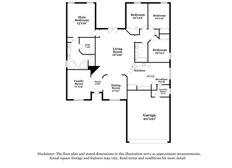 2,385/Mo, 1637 Merroway Ln Ponte Vedra, FL 32081 Floor Plan View