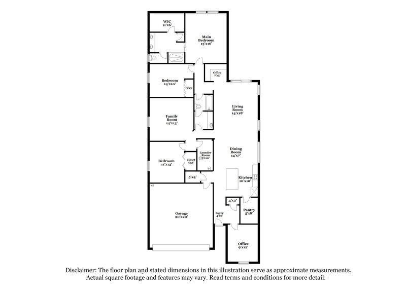 2,440/Mo, 95484 Gamay Ct Fernandina Beach, FL 32034 Floor Plan View