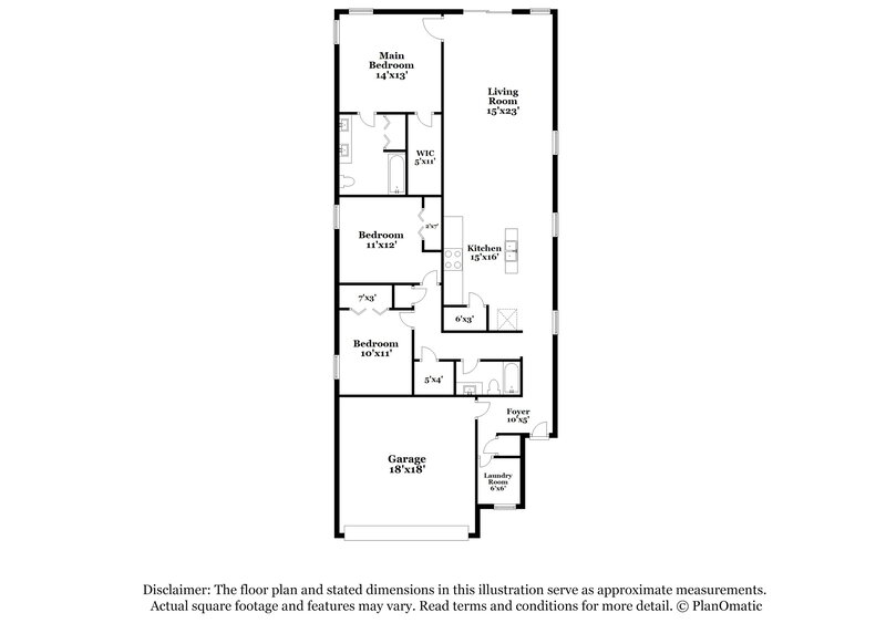 1,740/Mo, 306 Ashby Landing Way Saint Augustine, FL 32086 Floorplan View