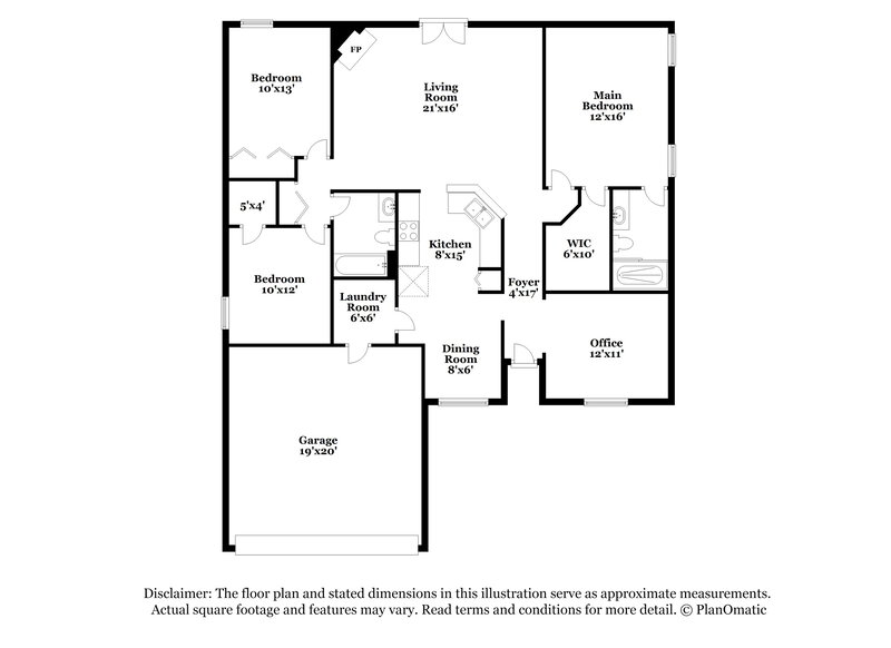 2,090/Mo, 909 Mackinaw Trl St Augustine, FL 32092 Floor Plan View