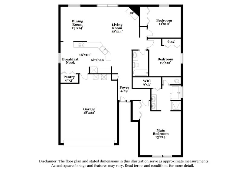 1,950/Mo, 1257 Ardmore St Saint Augustine, FL 32092 Floor Plan View