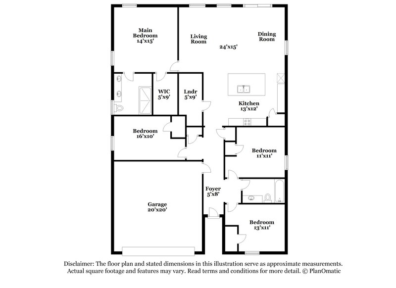 3,100/Mo, 86106 Railway Pl Yulee, FL 32097 Floor Plan View