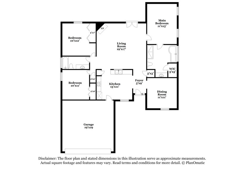 1,915/Mo, 1647 Dockside Dr Fleming Island, FL 32003 Floor Plan View