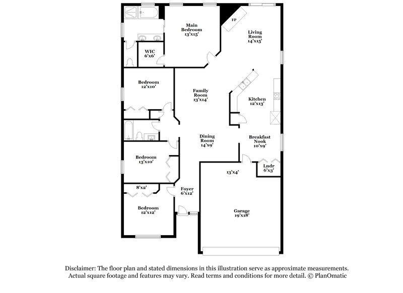 1,965/Mo, 1725 Saw Lake Dr Middleburg, FL 32068 Floor Plan View