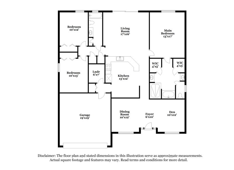 1,785/Mo, 10303 Normanwood Ct Jacksonville, FL 32221 Floor Plan View