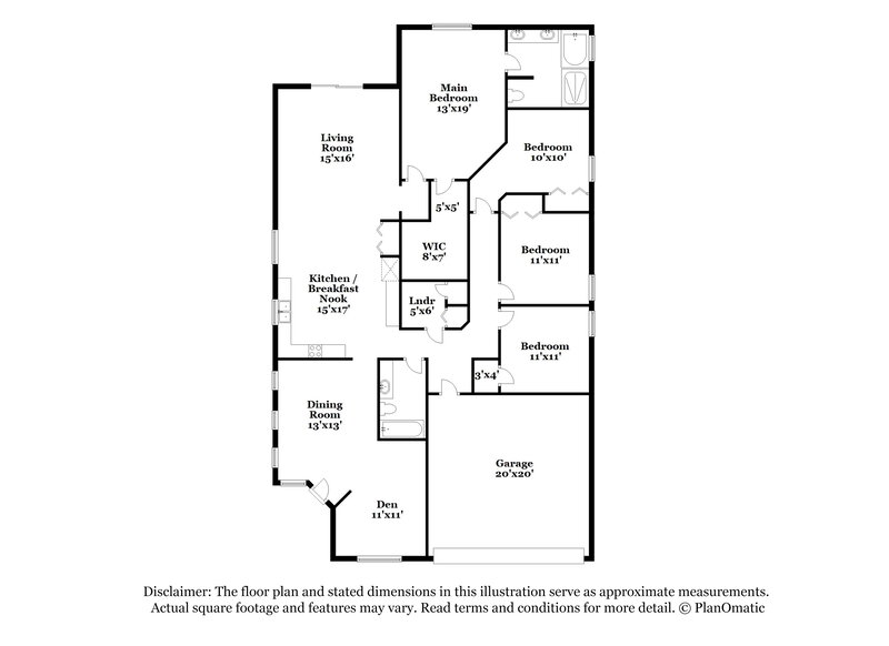 1,935/Mo, 867 Timberjack Ct Orange Park, FL 32065 Floor Plan View