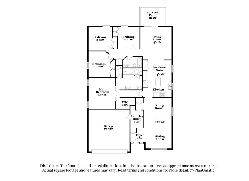 3,420/Mo, 952 Silver Spring Ct Saint Augustine, FL 32092 Floor Plan View
