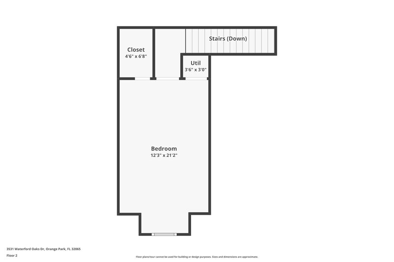 2,440/Mo, 3531 Waterford Oaks Dr Orange Park, FL 32065 Floor Plan View 2