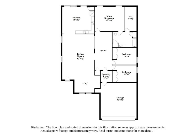 2,105/Mo, 86227 Cartesian Pointe Dr Yulee, FL 32097 Floor Plan View