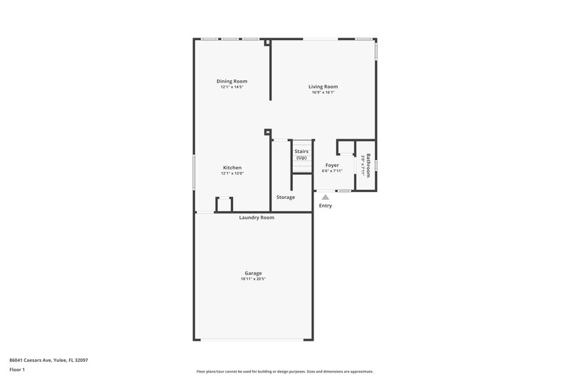 2,075/Mo, 86041 Caesars Ave Yulee, FL 32097 Floor Plan View