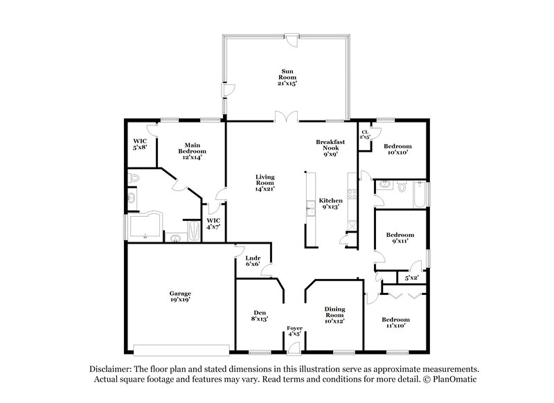 2,135/Mo, 12576 Richfield Blvd Jacksonville, FL 32218 Floor Plan View