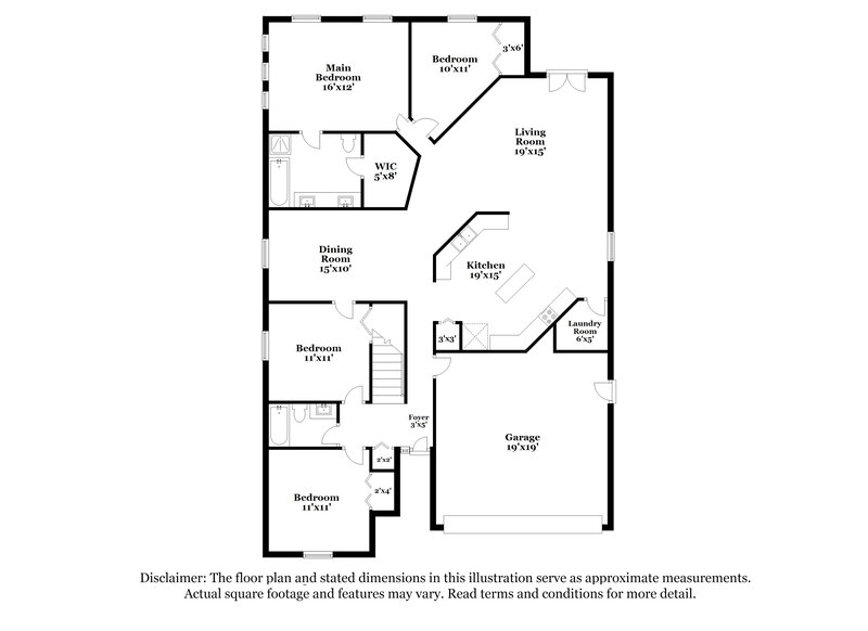 2,770/Mo, 1653 Austin Ln Saint Augustine, FL 32092 Floor Plan View