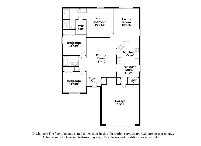 2,055/Mo, 184 King Arthur Ct Saint Augustine, FL 32086 Floor Plan View