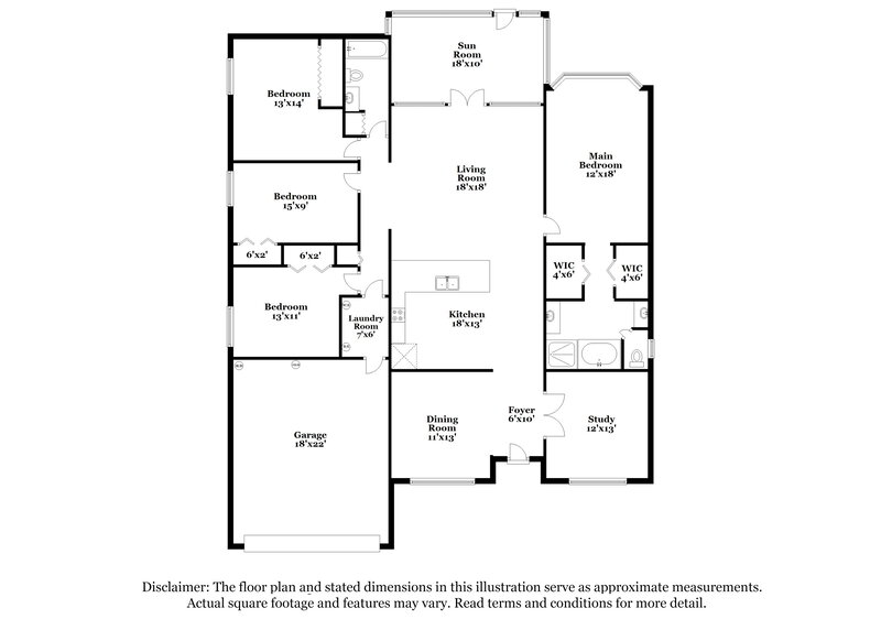 2,655/Mo, 3017 Captiva Bluff Rd N Jacksonville, FL 32226 Floor Plan View