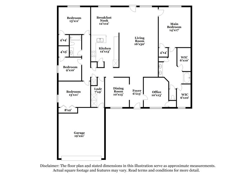 2,465/Mo, 1936 Firefly Dr Green Cove Springs, FL 32043 Floor Plan View
