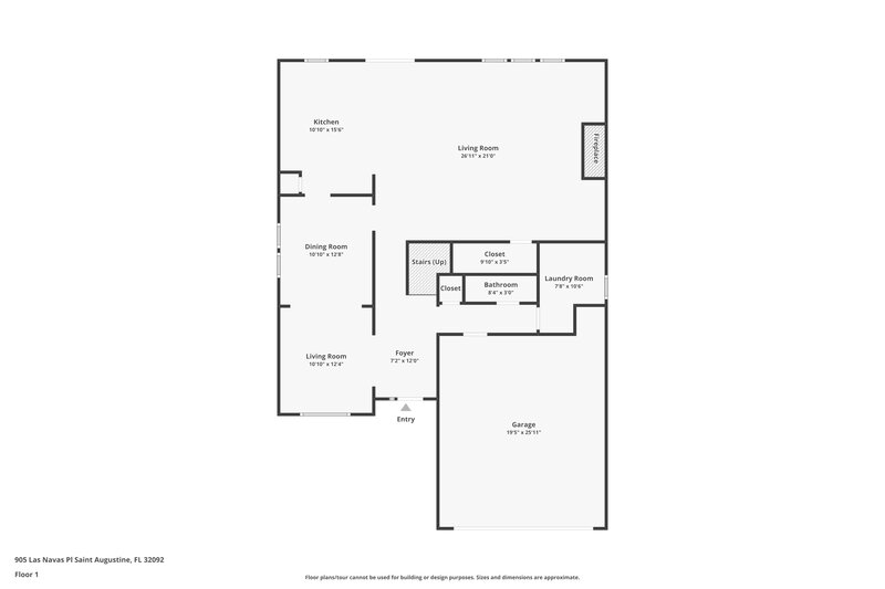 3,590/Mo, 905 Las Navas Pl St Augustine, FL 32092 Floor Plan View