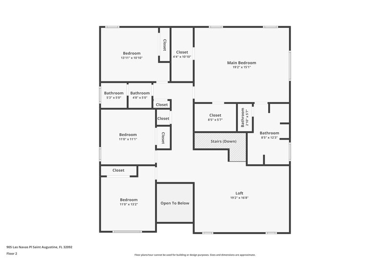 3,590/Mo, 905 Las Navas Pl St Augustine, FL 32092 Floor Plan View 2